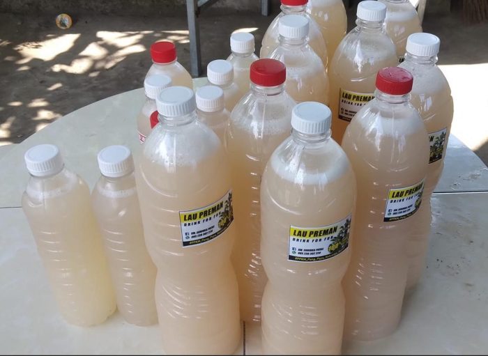 Minuman Di Fermentasi Menghasilkan Tuak Beralkohol