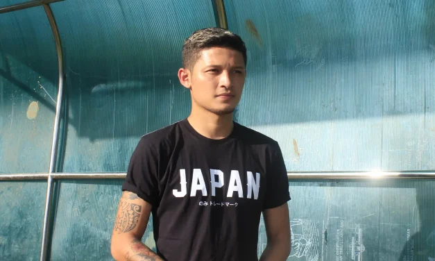 Pemain Sepakbola Indonesia Seorang Samsir Alam