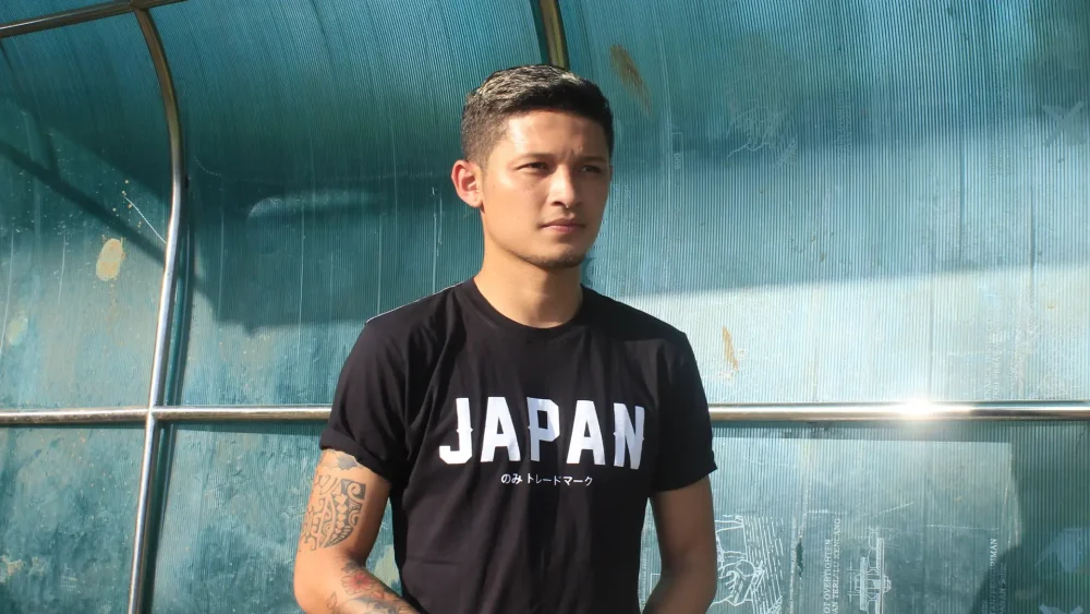 Pemain Sepakbola Indonesia Seorang Samsir Alam