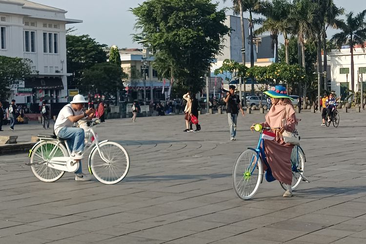 Kendaraan Unik Sepeda Ontel Untuk Bermain